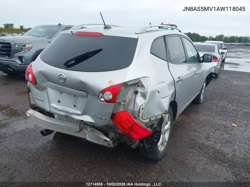 2010 NISSAN ROGUE VIN JN8AS5MV1AW118045 — фото 4
