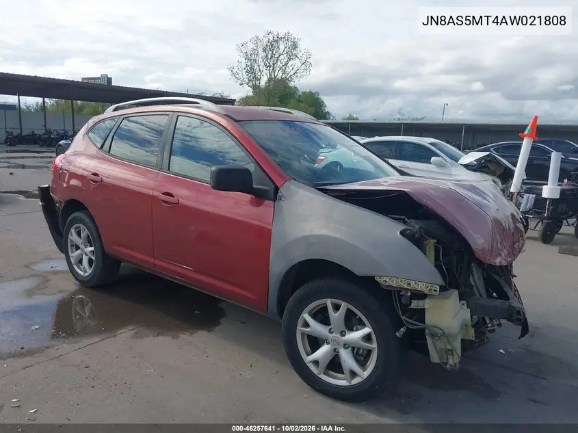 NISSAN ROGUE 2010, VIN JN8AS5MT4AW021808