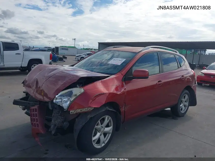 2010 NISSAN ROGUE VIN JN8AS5MT4AW021808 — фото 2