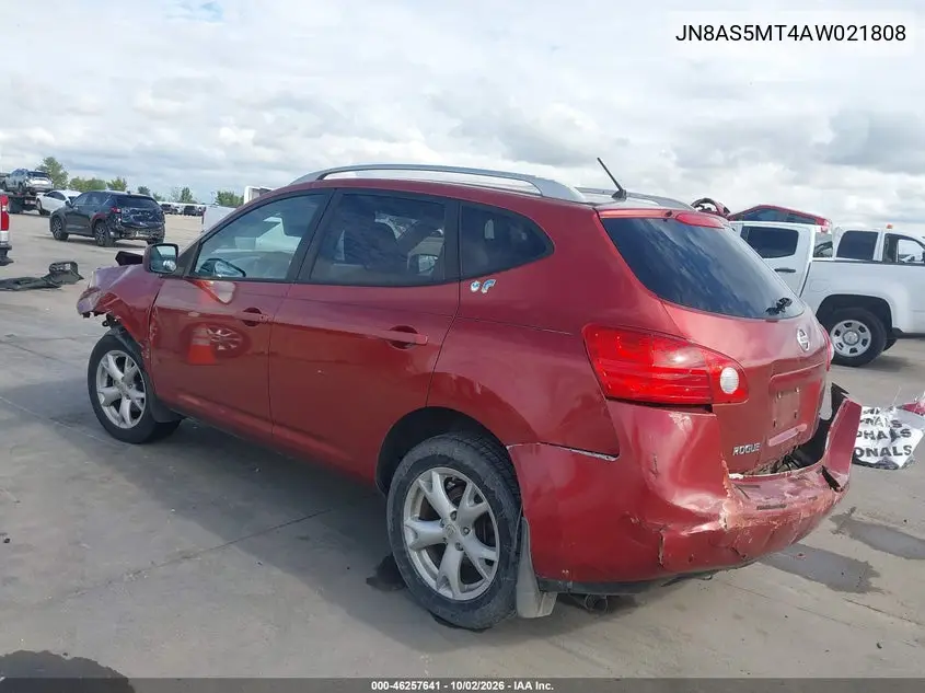 2010 NISSAN ROGUE VIN JN8AS5MT4AW021808 — фото 3