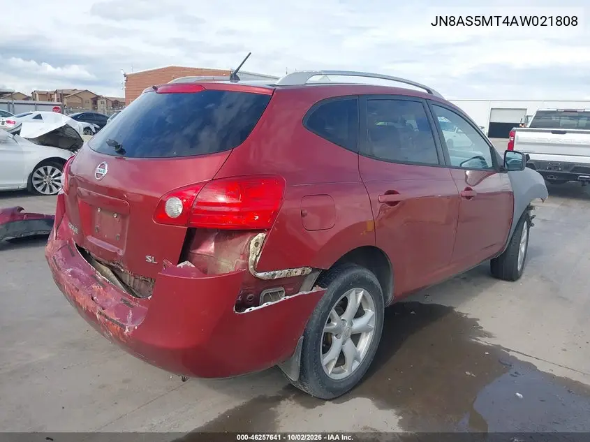 2010 NISSAN ROGUE VIN JN8AS5MT4AW021808 — фото 4
