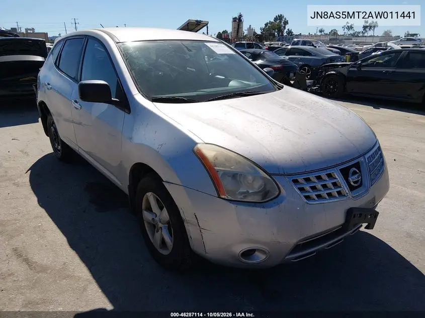 NISSAN ROGUE 2010, VIN JN8AS5MT2AW011441