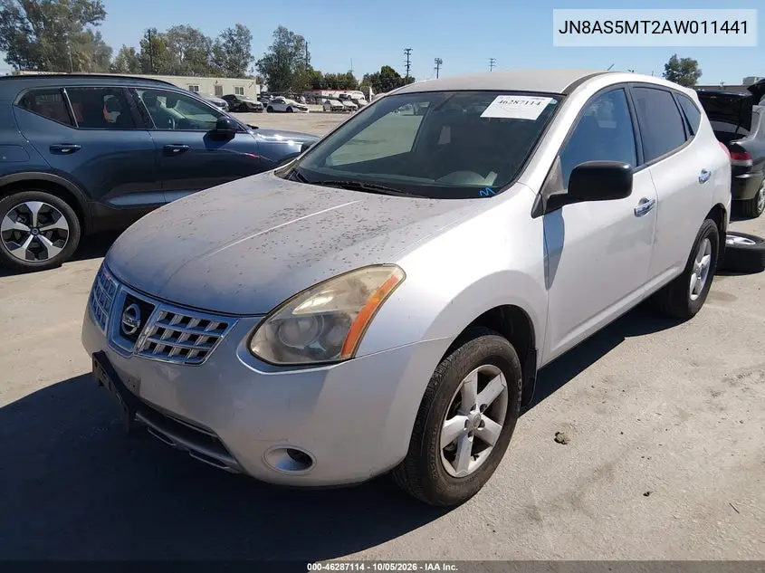 2010 NISSAN ROGUE VIN JN8AS5MT2AW011441 — фото 2