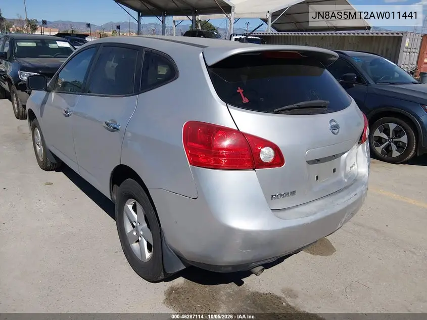 2010 NISSAN ROGUE VIN JN8AS5MT2AW011441 — фото 3