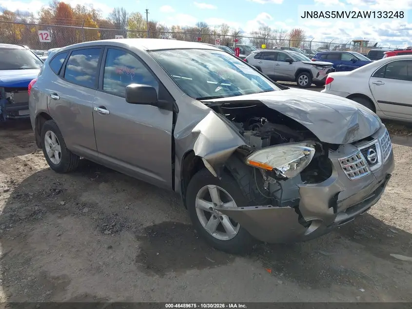 NISSAN ROGUE 2010, VIN JN8AS5MV2AW133248