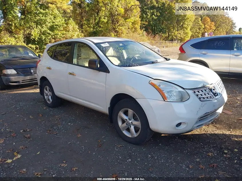 NISSAN ROGUE 2010, VIN JN8AS5MV0AW144149