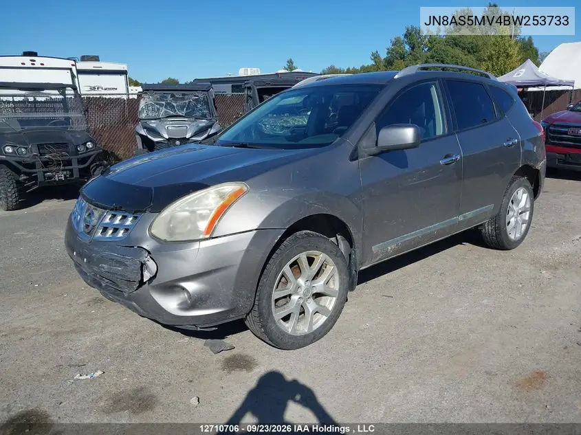 2011 NISSAN ROGUE VIN JN8AS5MV4BW253733 — фото 2
