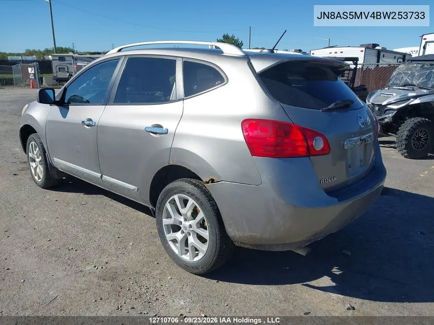 2011 NISSAN ROGUE VIN JN8AS5MV4BW253733 — фото 3