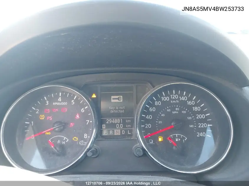 2011 NISSAN ROGUE VIN JN8AS5MV4BW253733 — фото 7