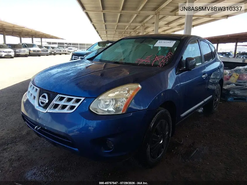 2011 NISSAN ROGUE VIN JN8AS5MV8BW310337 — фото 2