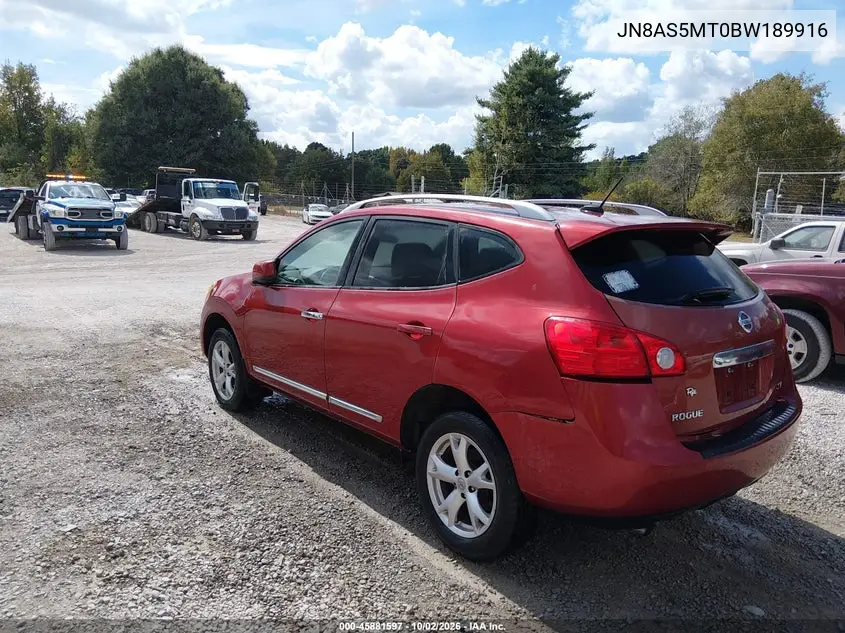 2011 NISSAN ROGUE VIN JN8AS5MT0BW189916 — фото 3