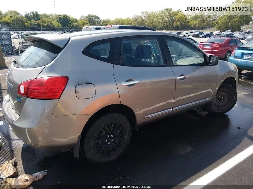 2011 NISSAN ROGUE VIN JN8AS5MT5BW151923 — фото 4