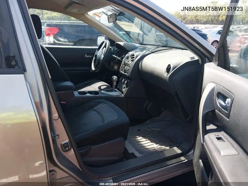 2011 NISSAN ROGUE VIN JN8AS5MT5BW151923 — фото 5