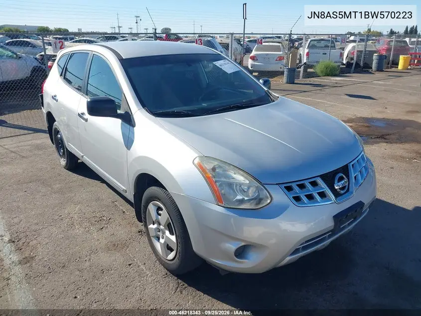 NISSAN ROGUE 2011, VIN JN8AS5MT1BW570223