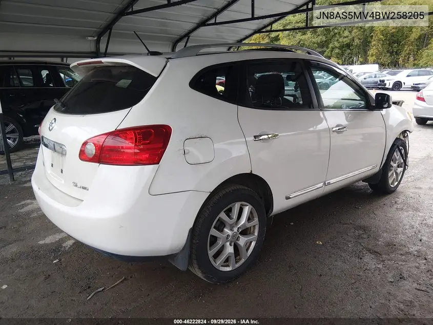 2011 NISSAN ROGUE VIN JN8AS5MV4BW258205 — фото 4