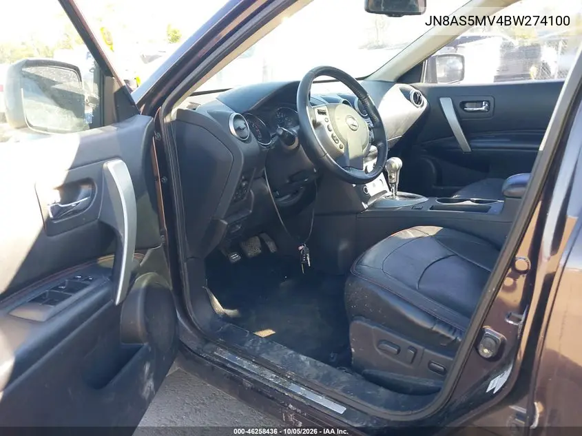 2011 NISSAN ROGUE VIN JN8AS5MV4BW274100 — фото 5