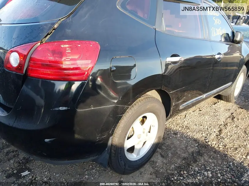 2011 NISSAN ROGUE VIN JN8AS5MTXBW565859 — фото 6