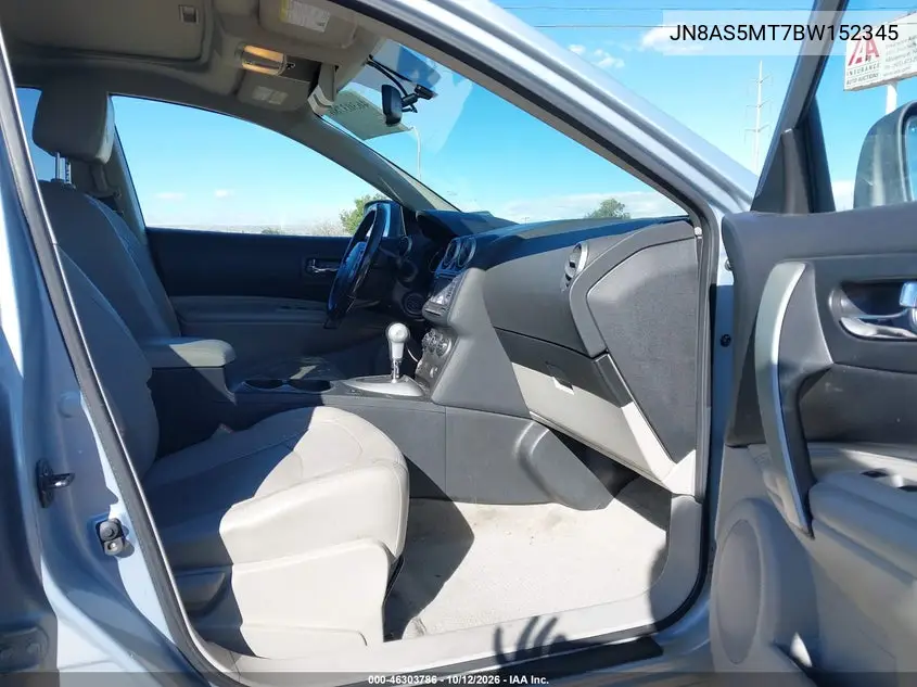 2011 NISSAN ROGUE VIN JN8AS5MT7BW152345 — фото 5