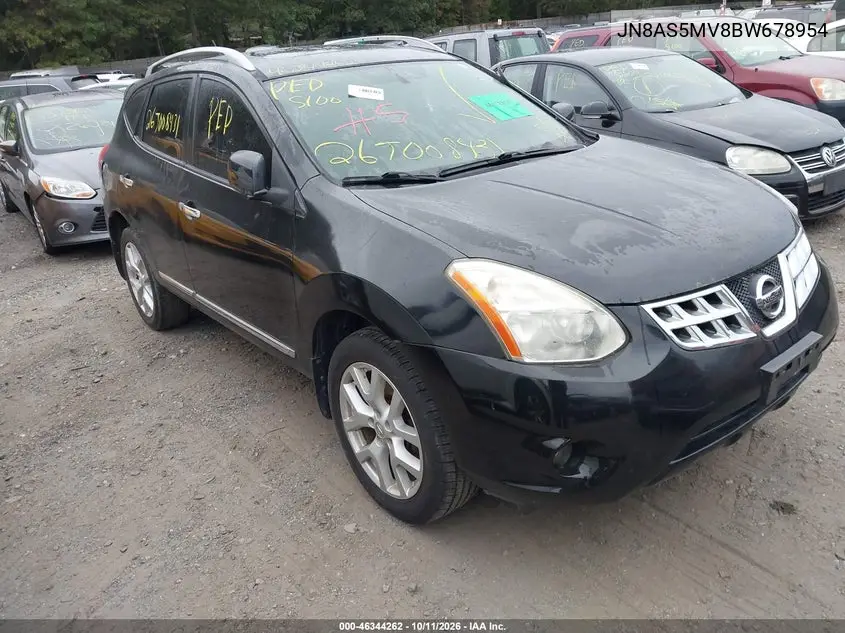 NISSAN ROGUE 2011, VIN JN8AS5MV8BW678954