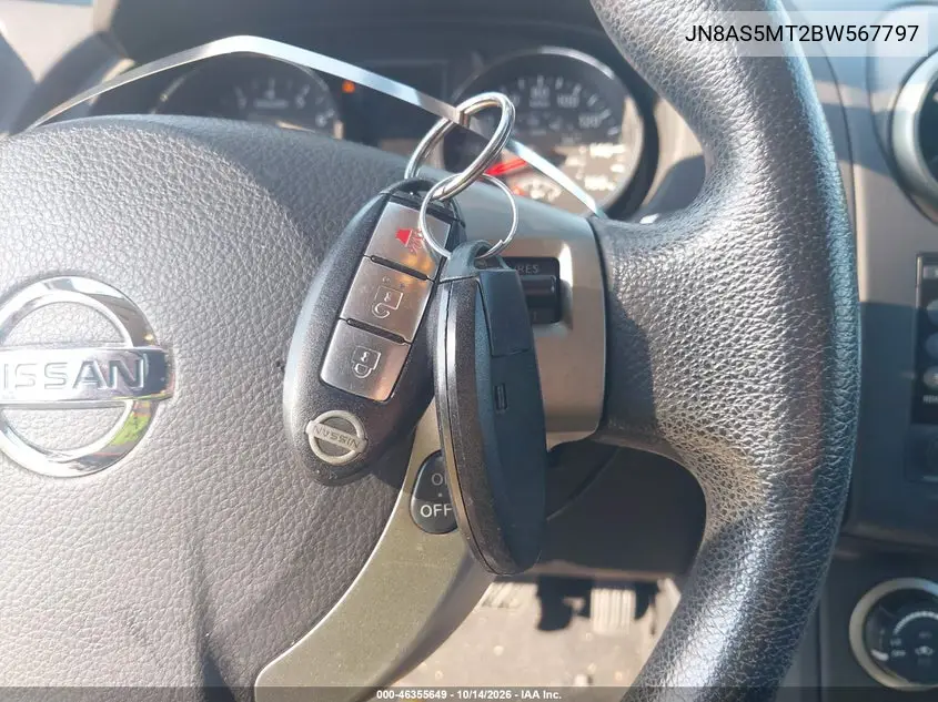 2011 NISSAN ROGUE VIN JN8AS5MT2BW567797 — фото 11