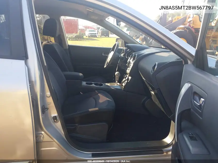 2011 NISSAN ROGUE VIN JN8AS5MT2BW567797 — фото 5