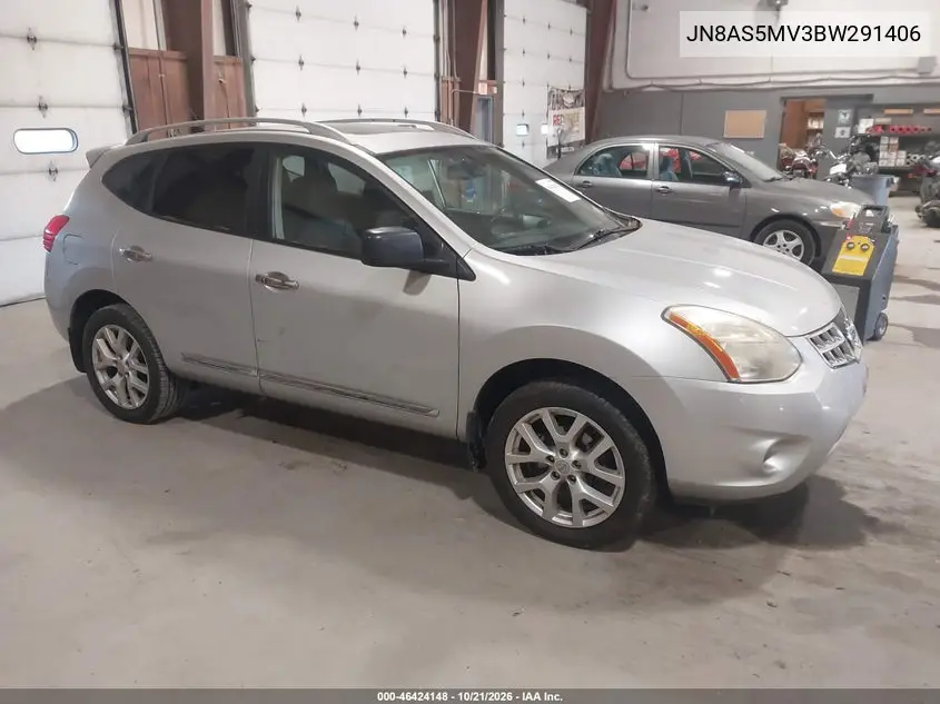 NISSAN ROGUE 2011, VIN JN8AS5MV3BW291406