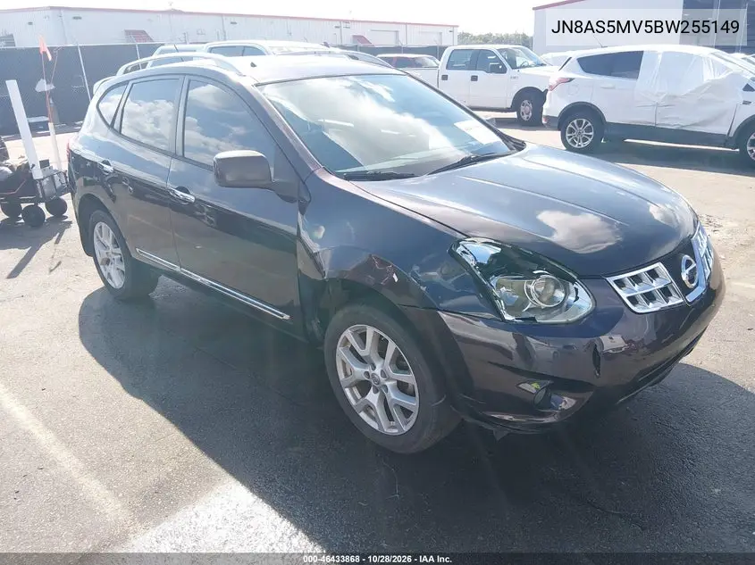 NISSAN ROGUE 2011, VIN JN8AS5MV5BW255149