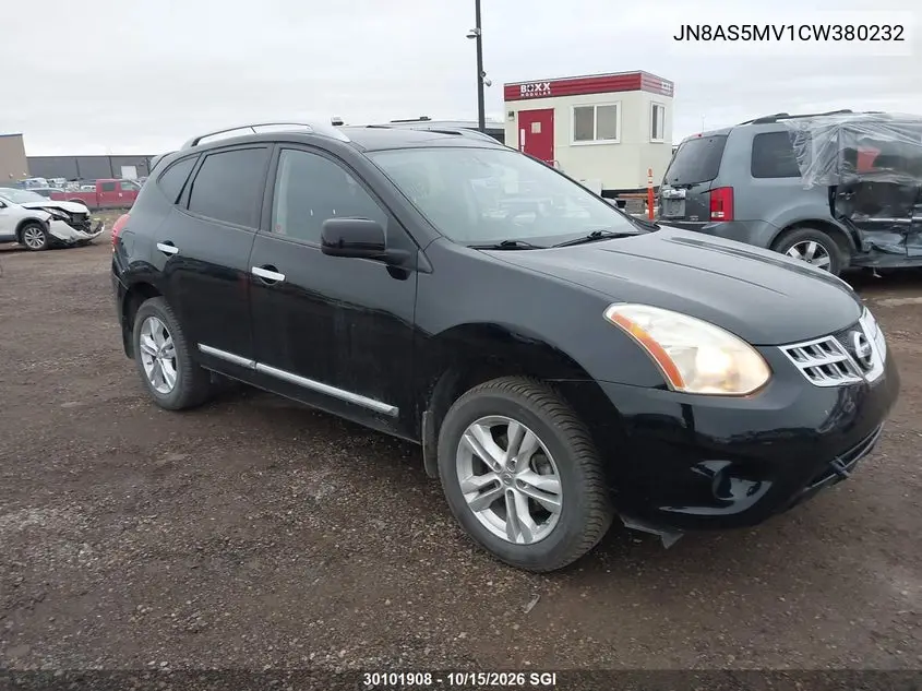 NISSAN ROGUE 2012, VIN JN8AS5MV1CW380232