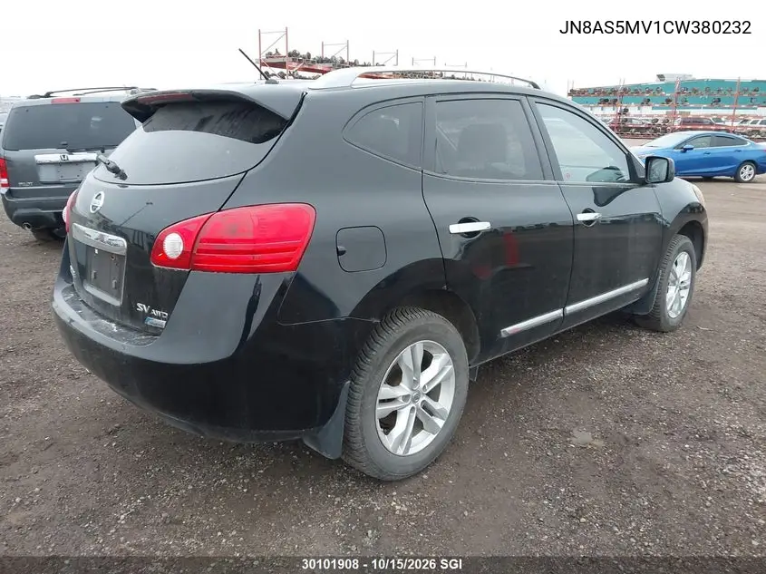 2012 NISSAN ROGUE VIN JN8AS5MV1CW380232 — фото 4