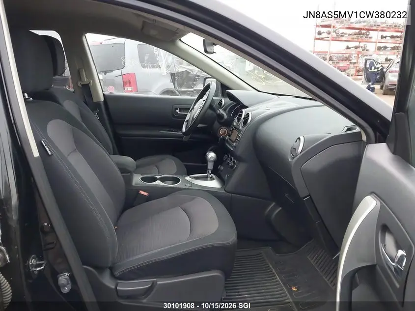 2012 NISSAN ROGUE VIN JN8AS5MV1CW380232 — фото 5