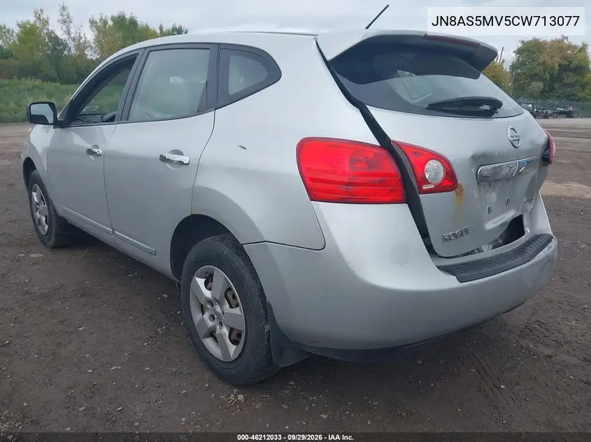 2012 NISSAN ROGUE VIN JN8AS5MV5CW713077 — фото 3