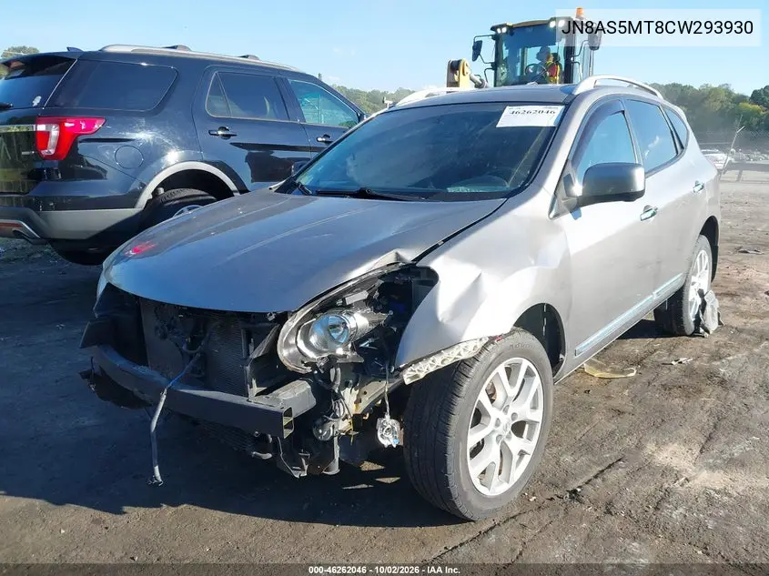 2012 NISSAN ROGUE VIN JN8AS5MT8CW293930 — фото 2