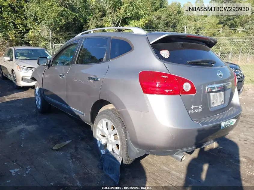 2012 NISSAN ROGUE VIN JN8AS5MT8CW293930 — фото 3