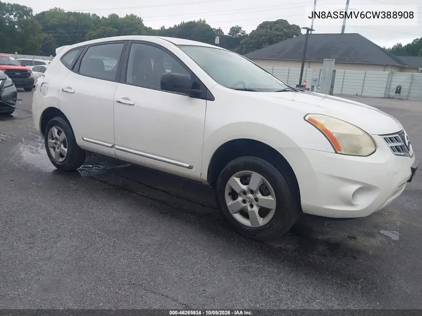 NISSAN ROGUE 2012, VIN JN8AS5MV6CW388908