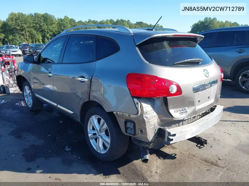 2012 NISSAN ROGUE VIN JN8AS5MV2CW712789 — фото 3