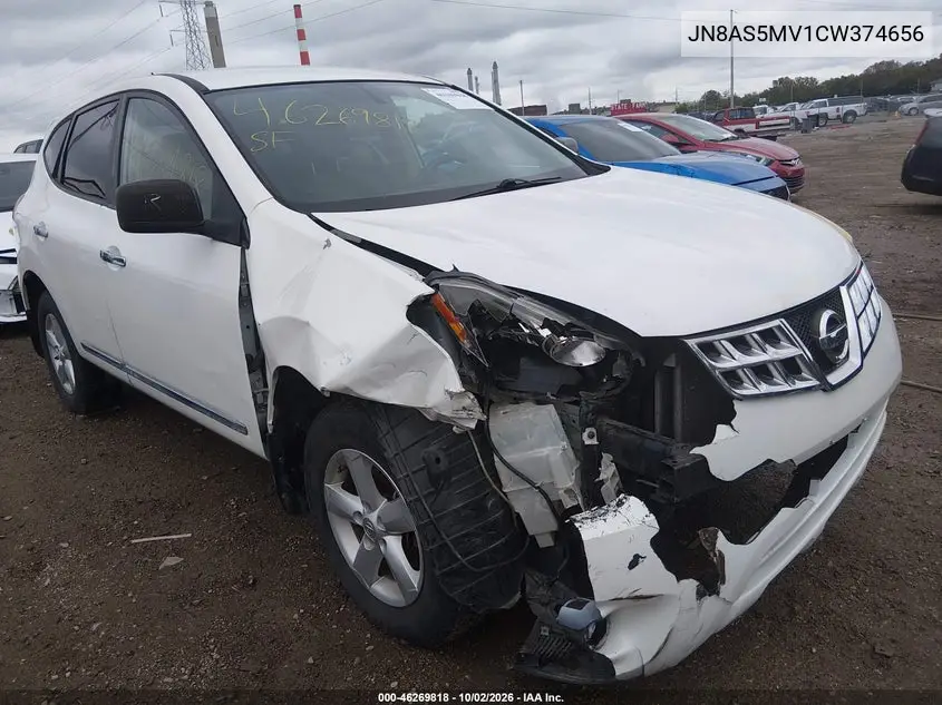 NISSAN ROGUE 2012, VIN JN8AS5MV1CW374656