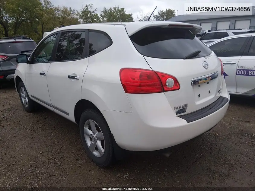 2012 NISSAN ROGUE VIN JN8AS5MV1CW374656 — фото 3