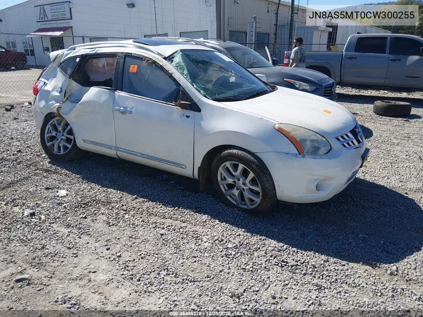 NISSAN ROGUE 2012, VIN JN8AS5MT0CW300255