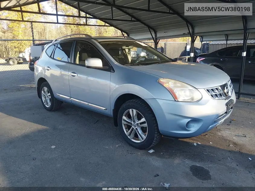NISSAN ROGUE 2012, VIN JN8AS5MV5CW380198