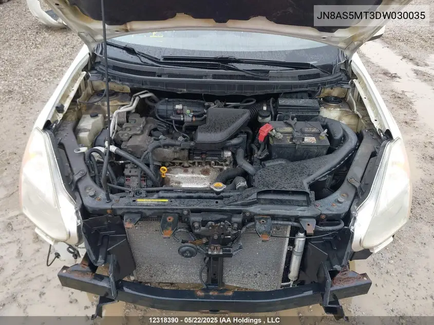 2013 NISSAN ROGUE VIN JN8AS5MT3DW030035 — фото 10