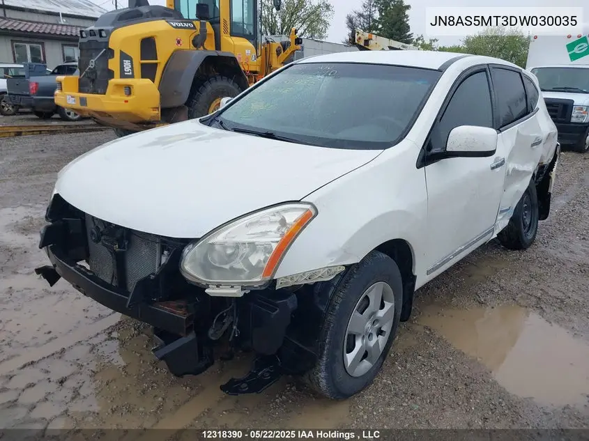 2013 NISSAN ROGUE VIN JN8AS5MT3DW030035 — фото 2