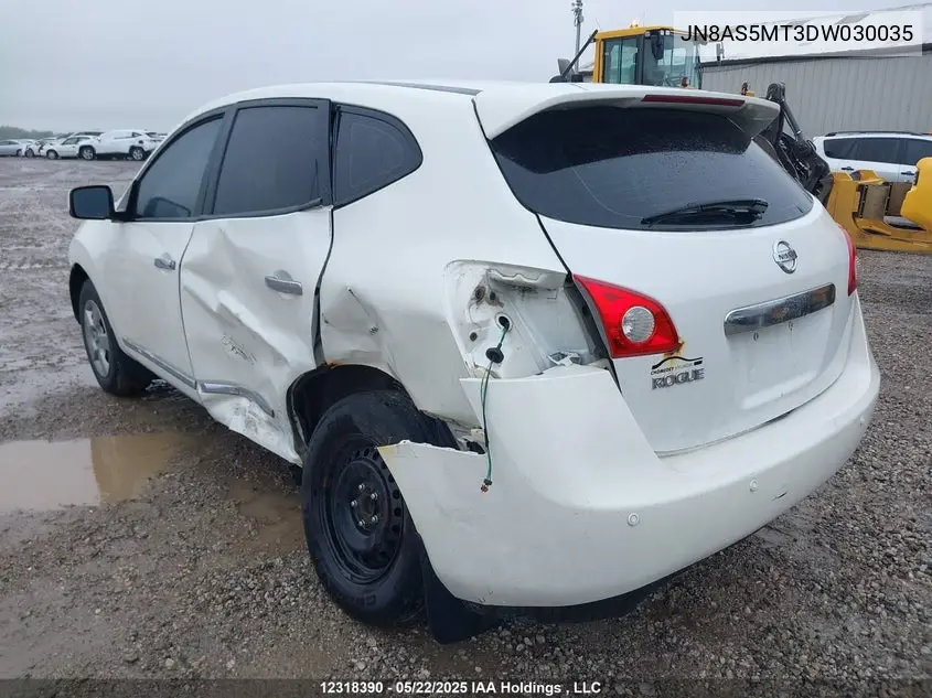 2013 NISSAN ROGUE VIN JN8AS5MT3DW030035 — фото 3