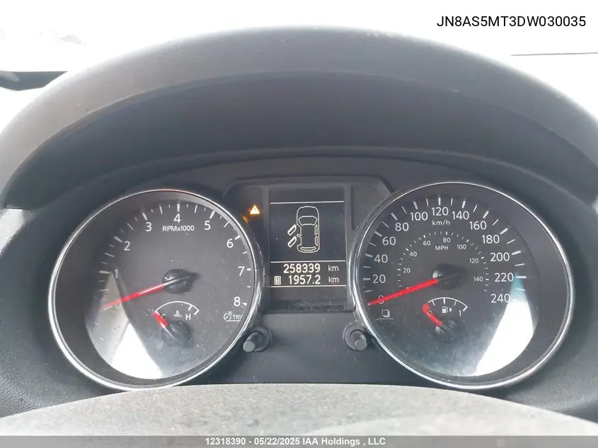 2013 NISSAN ROGUE VIN JN8AS5MT3DW030035 — фото 7
