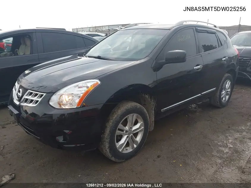 2013 NISSAN ROGUE VIN JN8AS5MT5DW025256 — фото 2