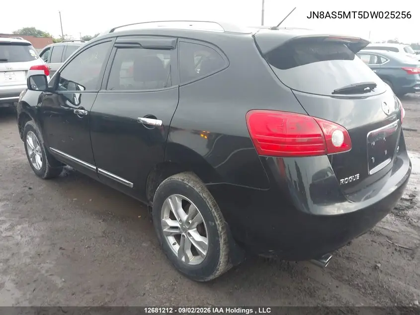 2013 NISSAN ROGUE VIN JN8AS5MT5DW025256 — фото 3