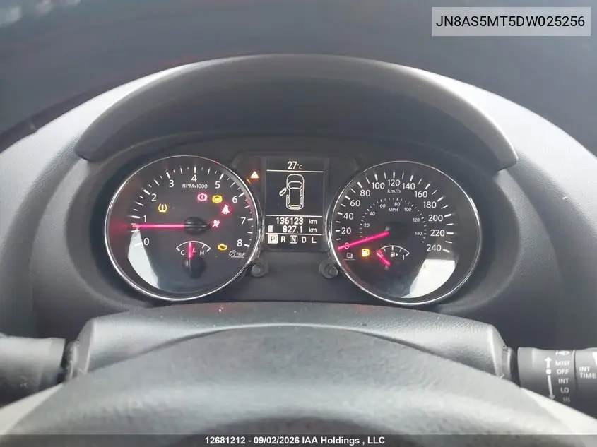 2013 NISSAN ROGUE VIN JN8AS5MT5DW025256 — фото 7