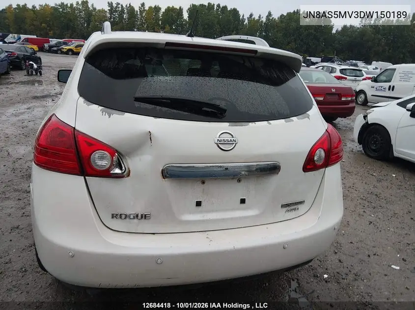 2013 NISSAN ROGUE VIN JN8AS5MV3DW150189 — фото 16