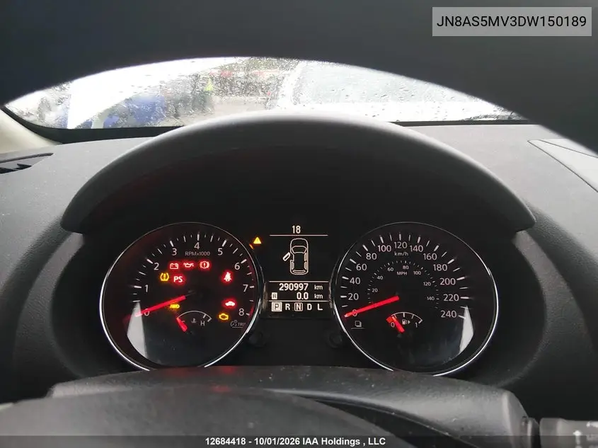 2013 NISSAN ROGUE VIN JN8AS5MV3DW150189 — фото 7