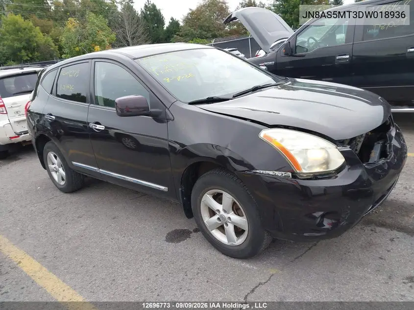 NISSAN ROGUE 2013, VIN JN8AS5MT3DW018936