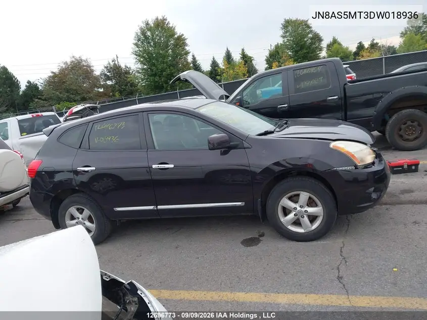 2013 NISSAN ROGUE VIN JN8AS5MT3DW018936 — фото 14